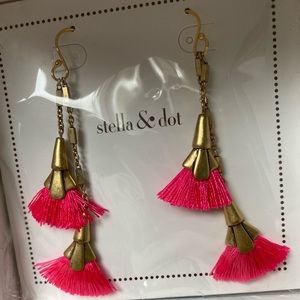 STELLA & Dot Eden tassel earrings